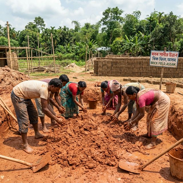 Clay Preparation in Assam